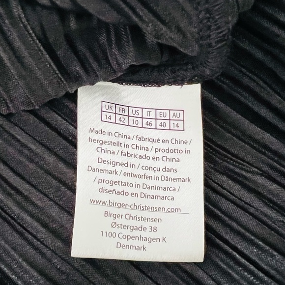 Rotate Birgen Christensen Number 7 Pleat Dress in Black - Plissée - Picture 16 of 16